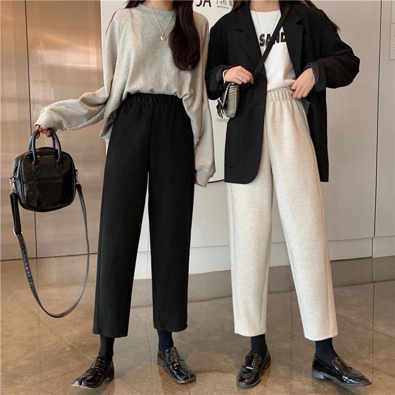 High Waisted Straight Leg Sweatpants