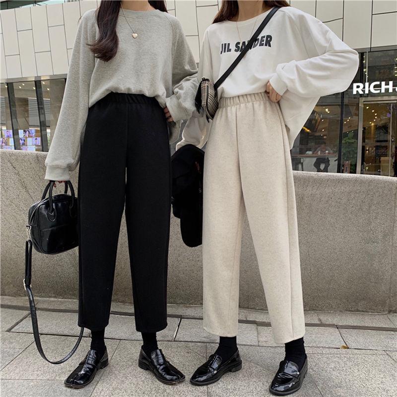 High Waisted Straight Leg Sweatpants