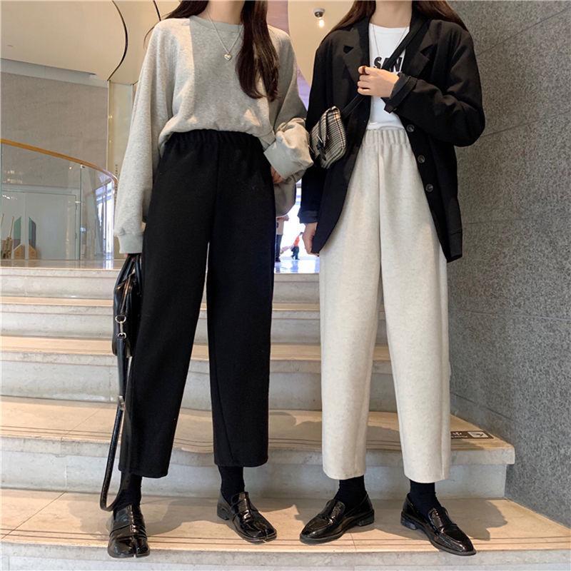High Waisted Straight Leg Sweatpants