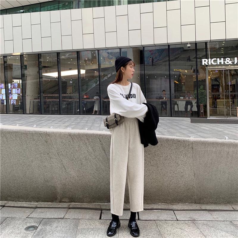 High Waisted Straight Leg Sweatpants
