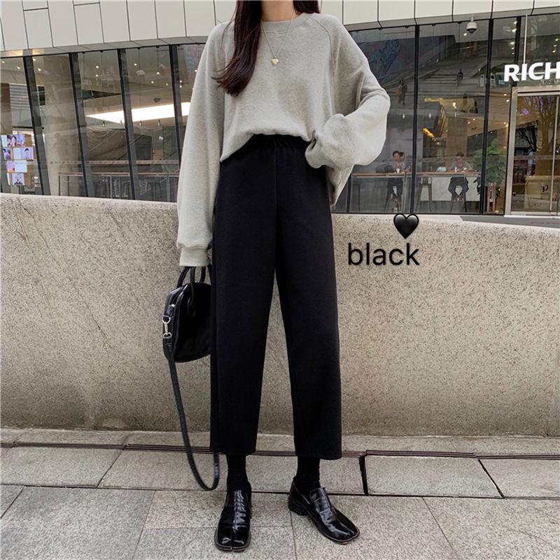 High Waisted Straight Leg Sweatpants