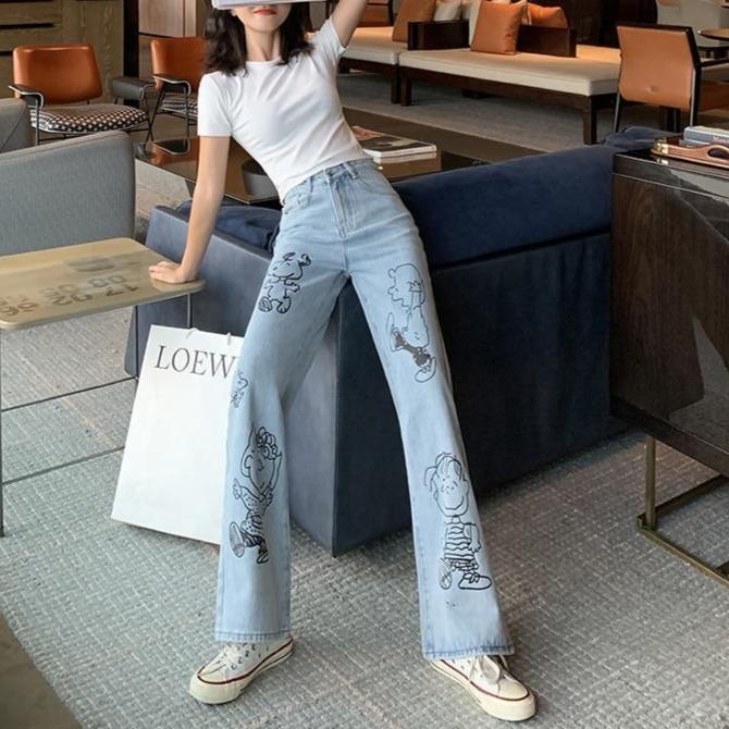 Charlie Brown Wide Leg Jeans