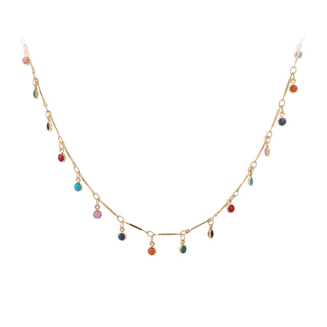 Rainbow Bead Necklace