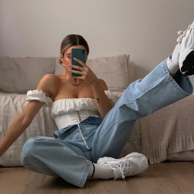 Off Shoulder Corset Top