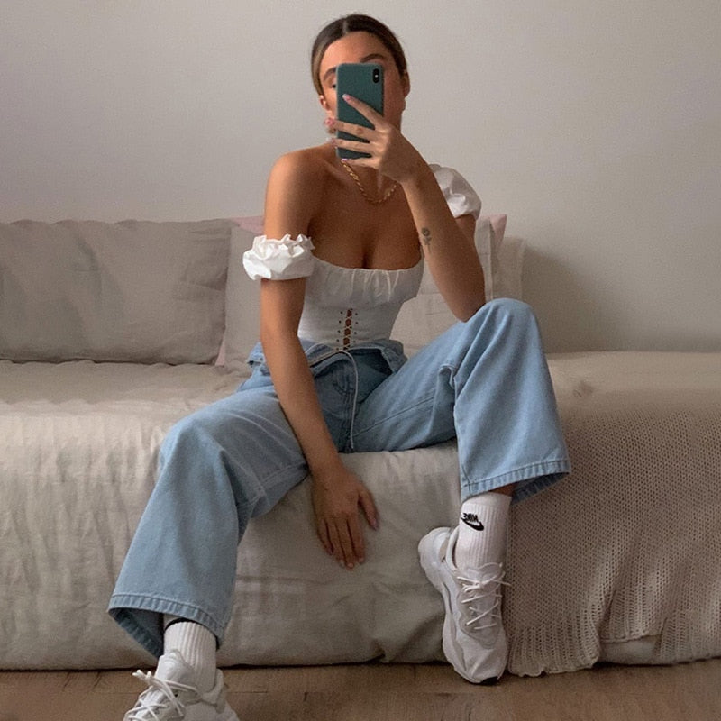 Off Shoulder Corset Top