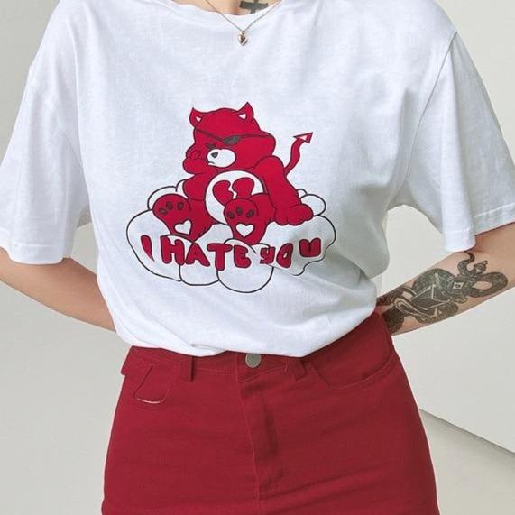 "I Hate You" Care Bear Tee