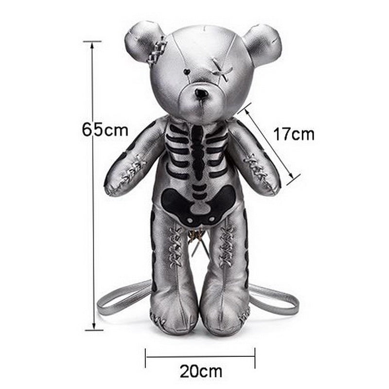 Skeleton Teddy Bear Bag