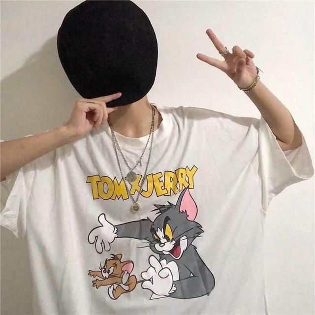 Tom Jerry Vintage Oversized Tee
