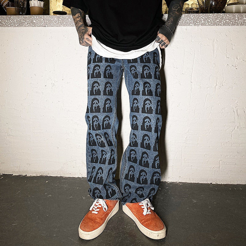 Painted SCREAM Denim