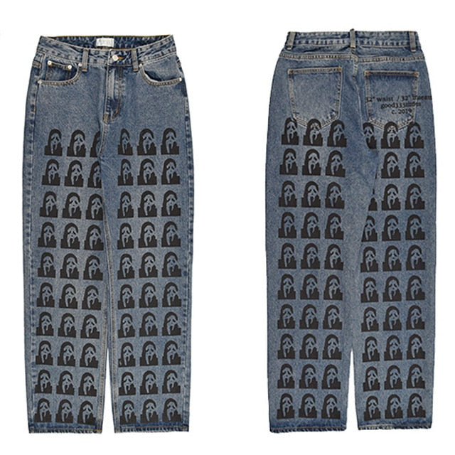 Painted SCREAM Denim