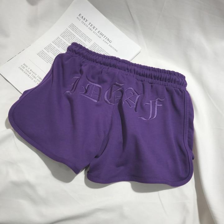 IDGAF Embroidered Shorts