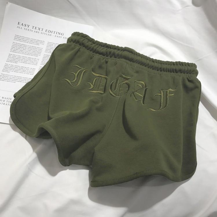 IDGAF Embroidered Shorts