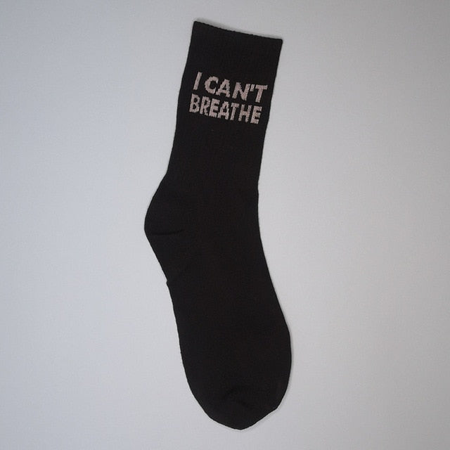"I Can't Breath" Socks