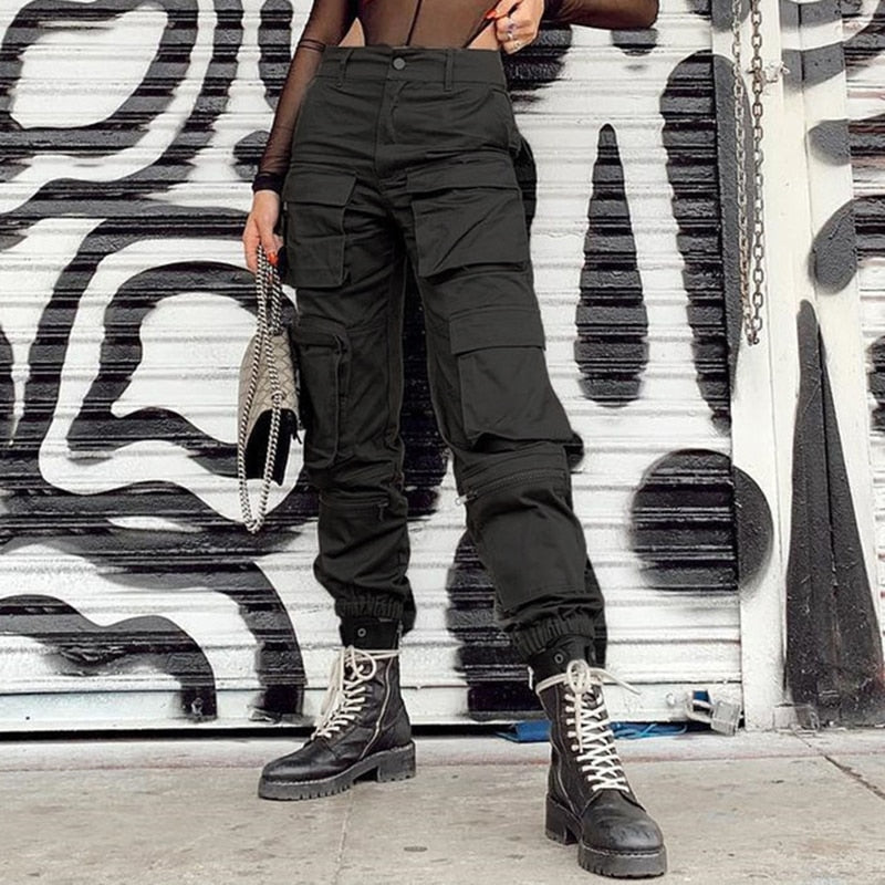 Safari Cargo High Waist Trousers