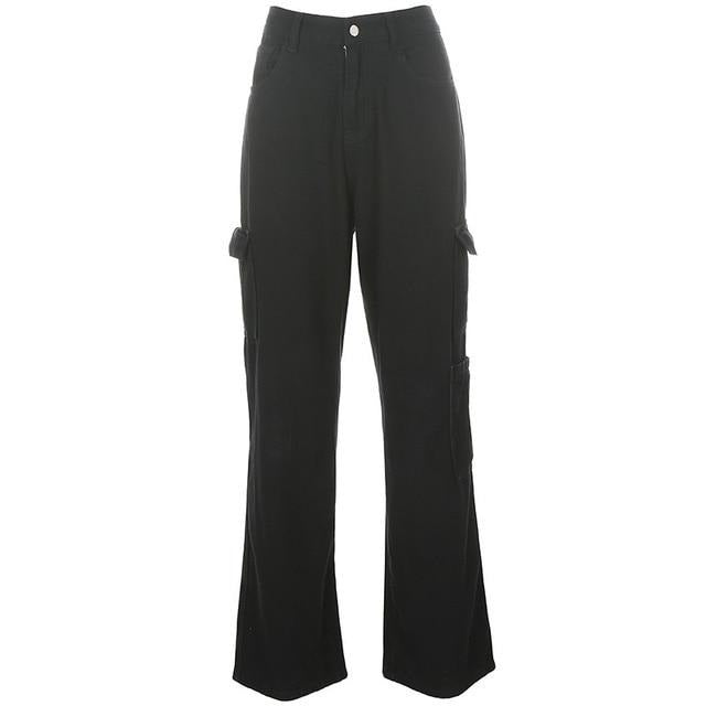 3 Pocket High Waisted Cargo Trousers