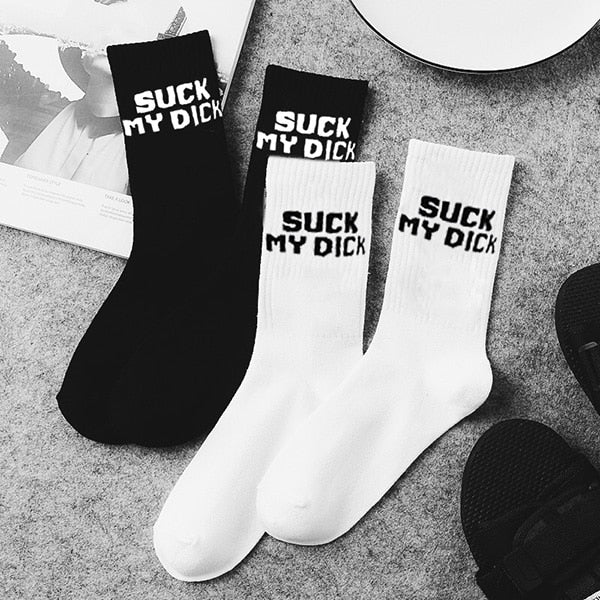 "Suck My D*ck" Socks
