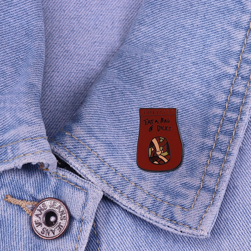 Eat A Bag Of Dicks Pin
