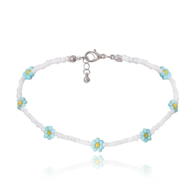 Beaded Flower Necklaces