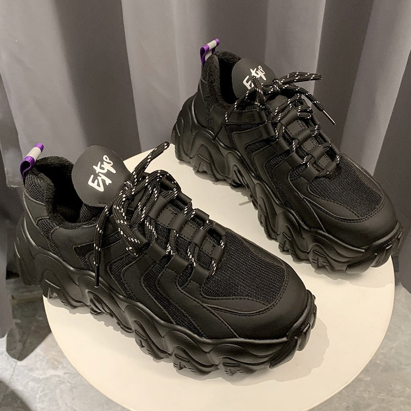 Wavy Chunky Sneakers