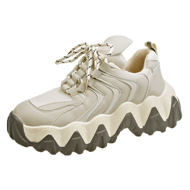 Wavy Chunky Sneakers