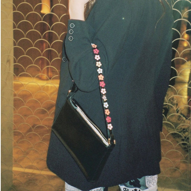 Small Floral Vegan Leather Handbag