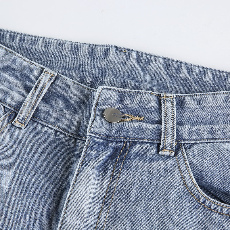 Cherry Embroidered Jeans