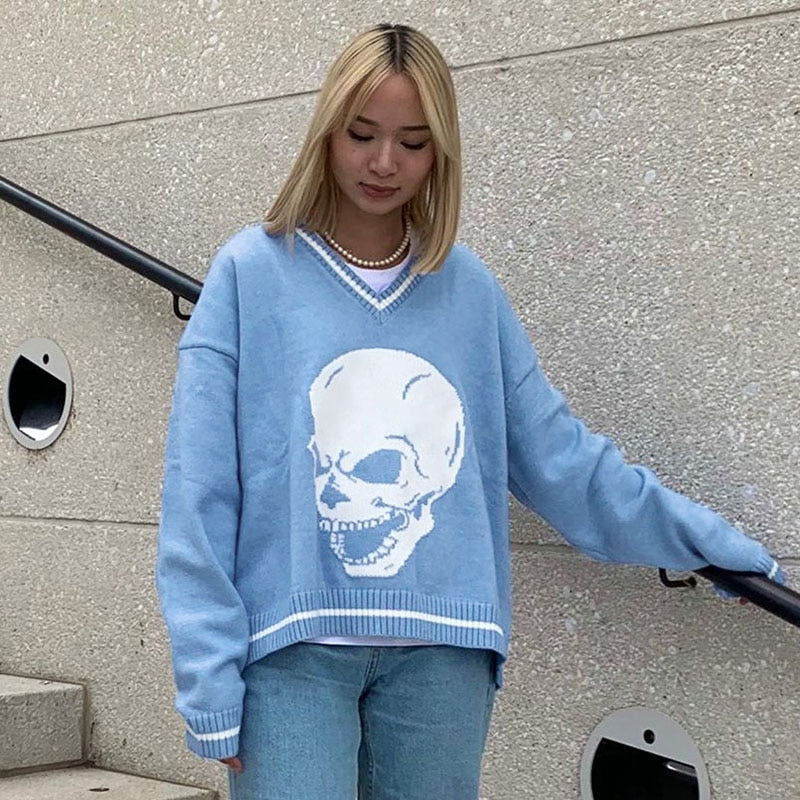 Skull Knit Sweaters