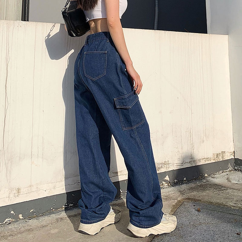 3 Pocket High Waisted Cargo Trousers