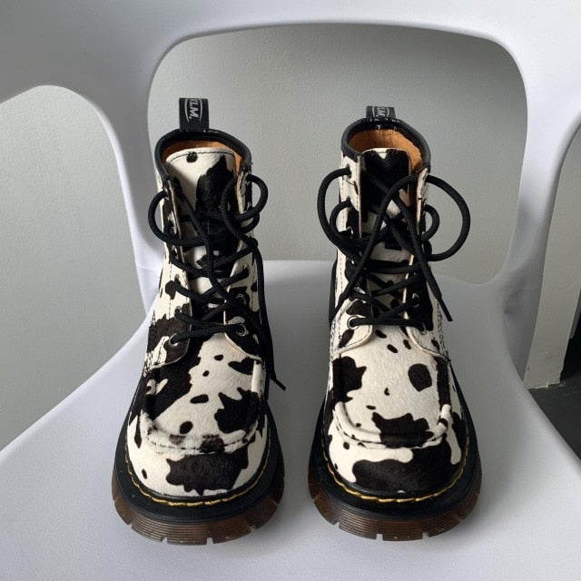 Rorschach Horse Hair Boots