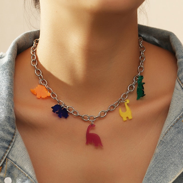 Acrylic Dinosaur Chain