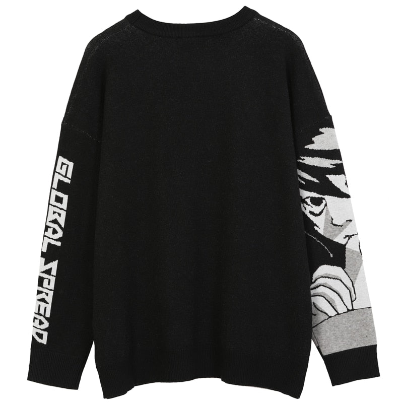 Death Note Knitted Sweater