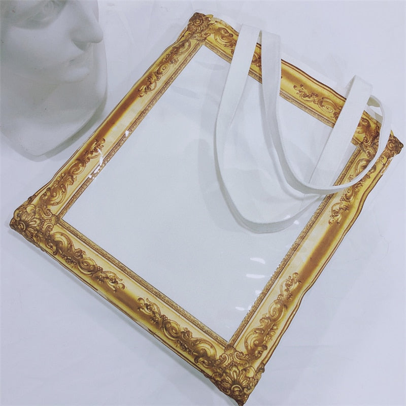 Classical Frame Canvas Bag