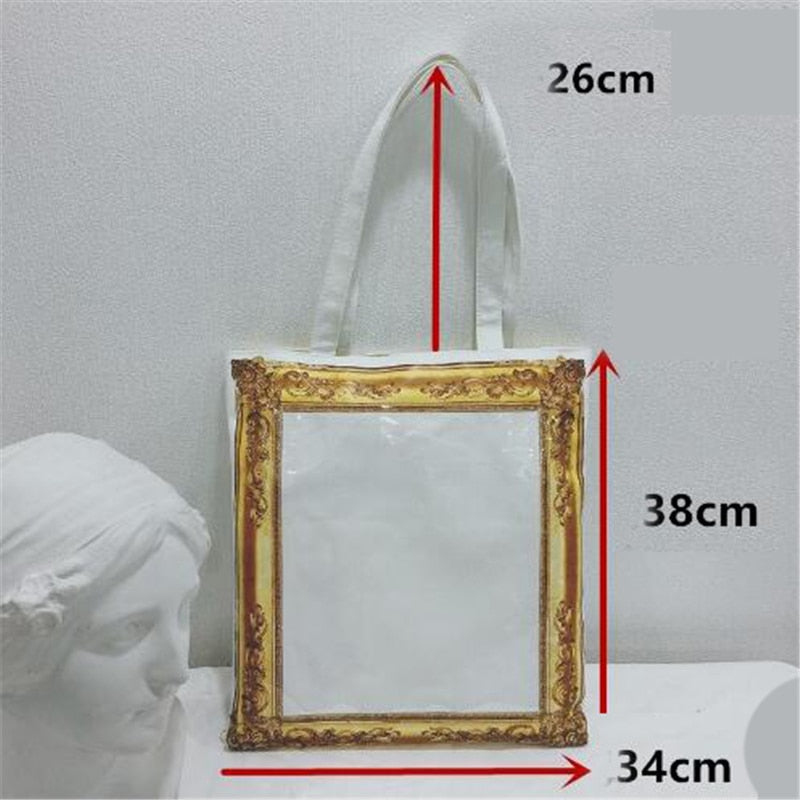 Classical Frame Canvas Bag