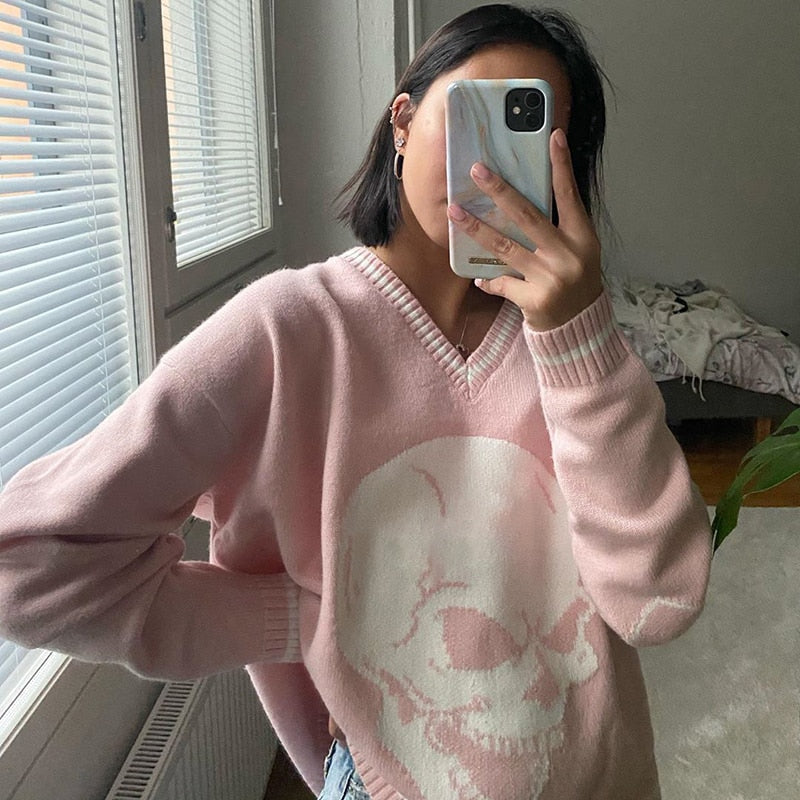 Skull Knit Sweaters