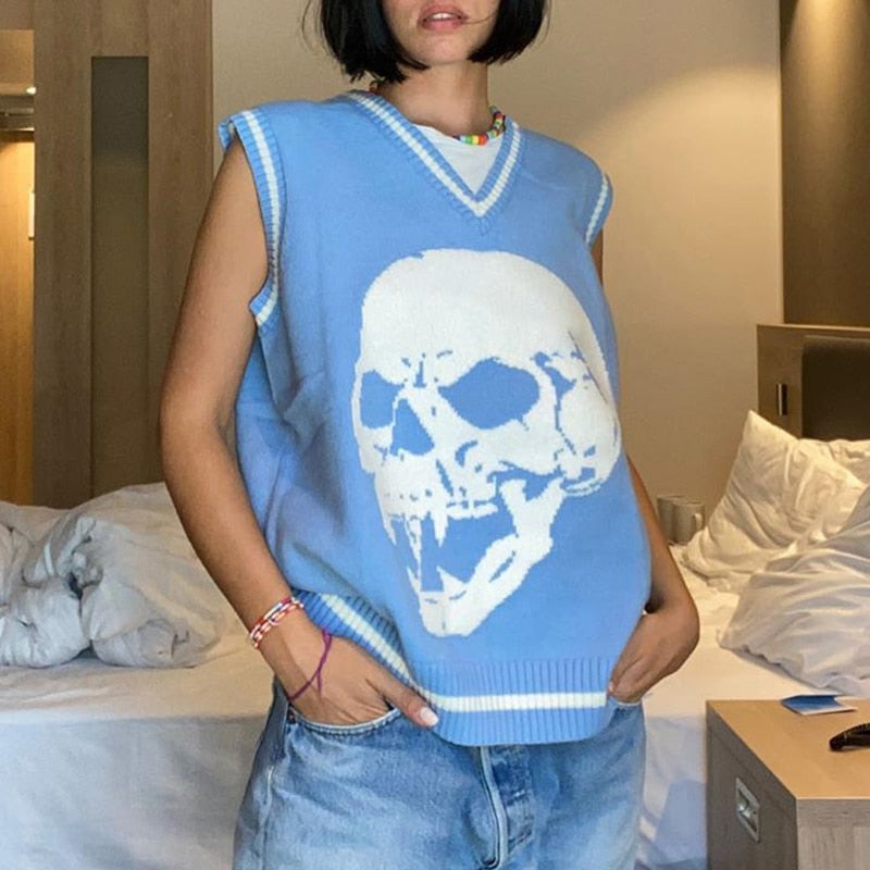 Skull Knit Sweaters