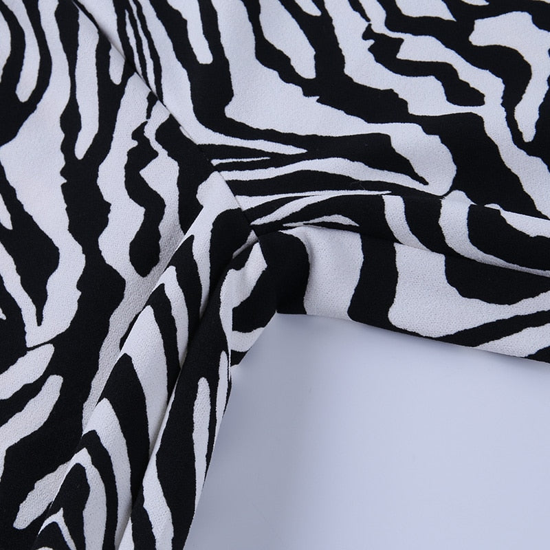 Psychedelic Zebra Print Pants
