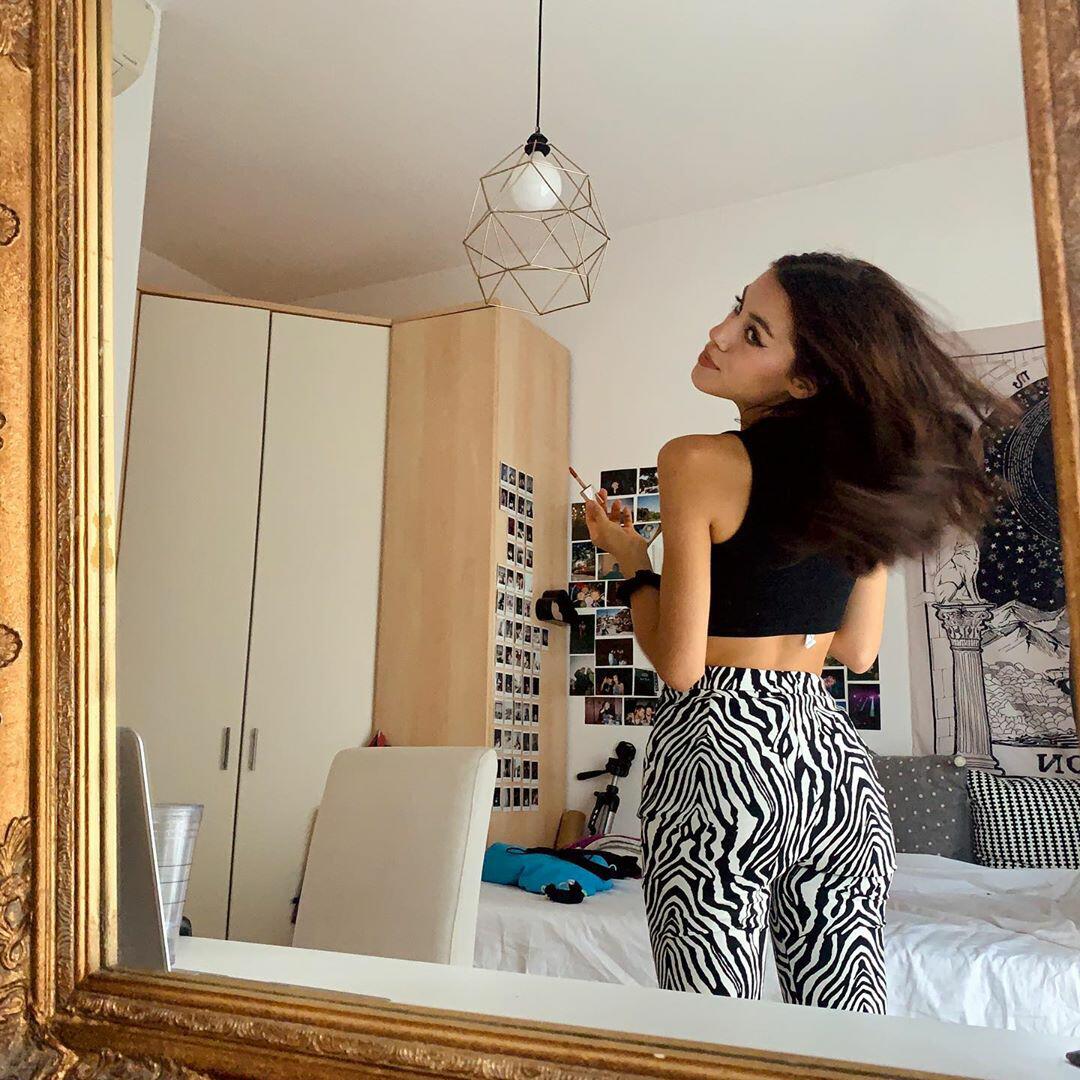 Psychedelic Zebra Print Pants