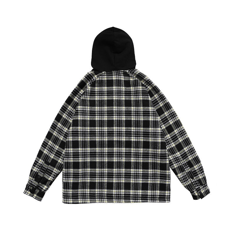 Oversized Plaid Jacket