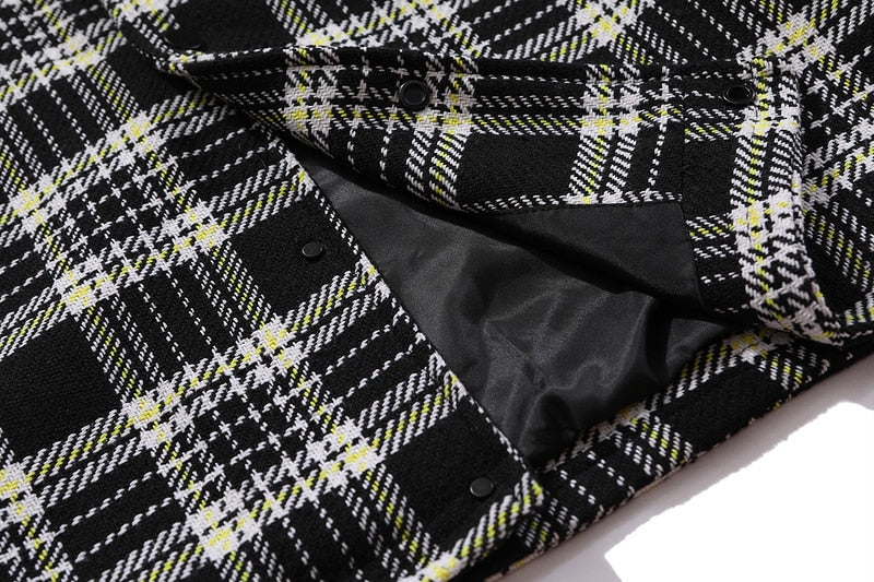 Oversized Plaid Jacket