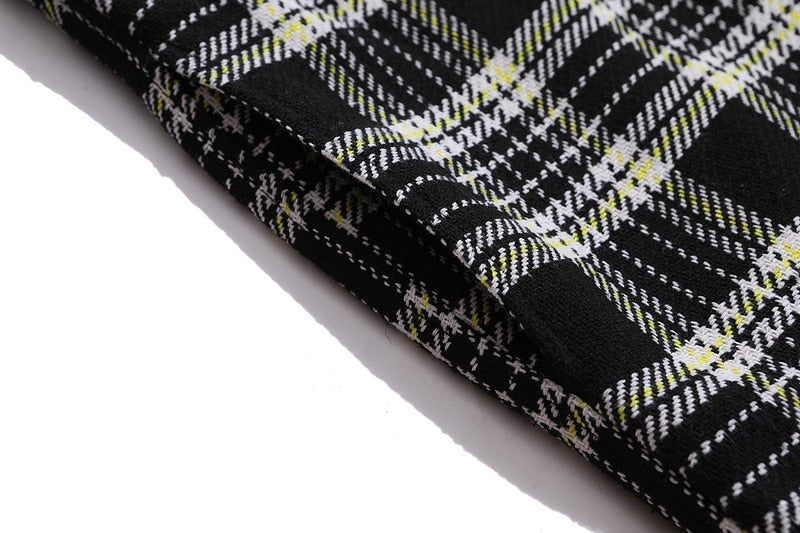 Oversized Plaid Jacket