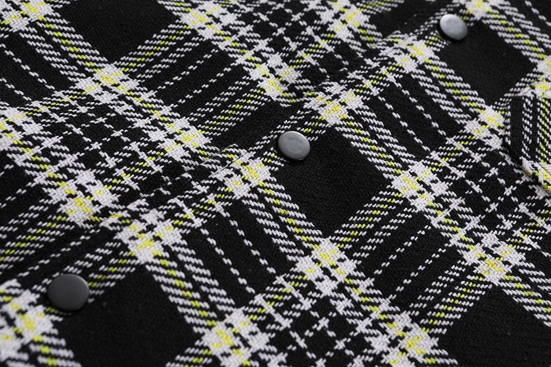 Oversized Plaid Jacket