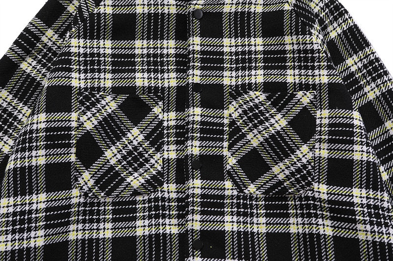 Oversized Plaid Jacket