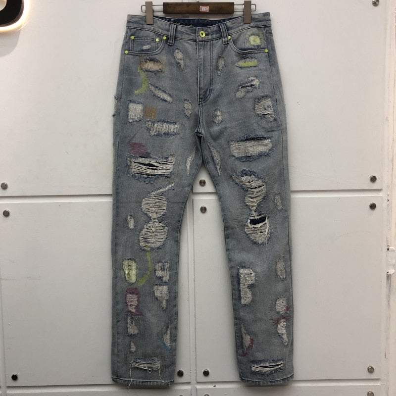 "Endless" Embroidered Jeans
