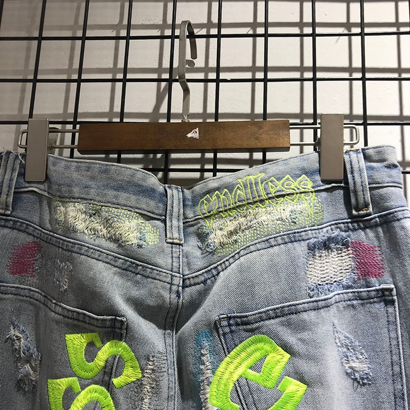 "Endless" Embroidered Jeans