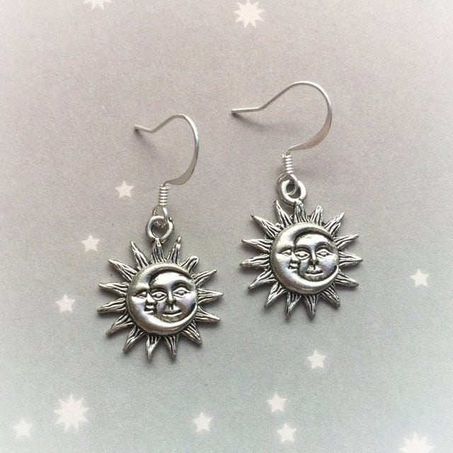 Sun and Moon Earrings