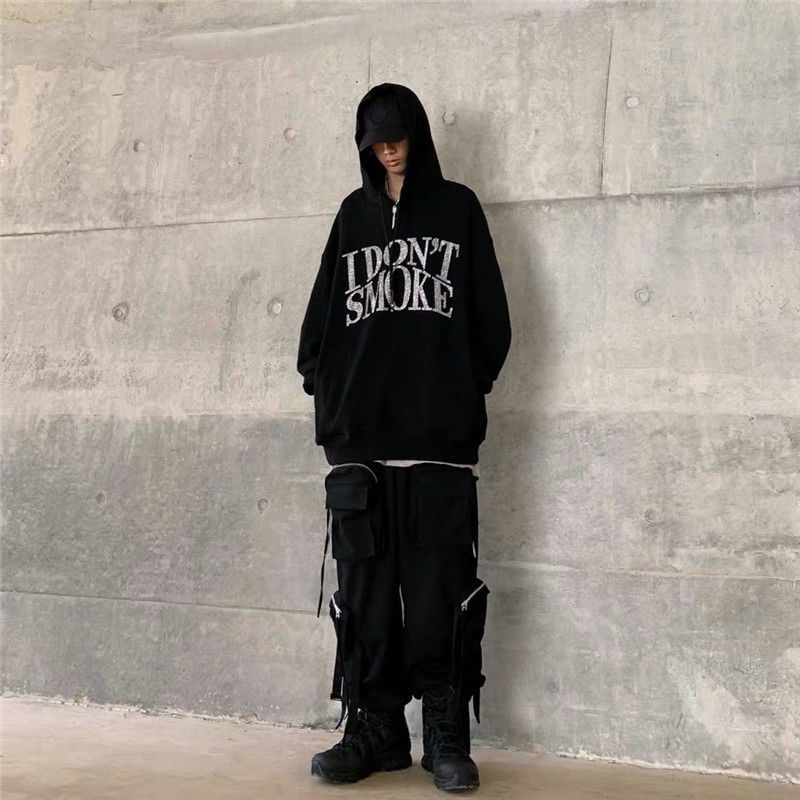 "I Don't Smoke" Rhinestone Hoodie