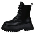 Chunky Black Motor Boots