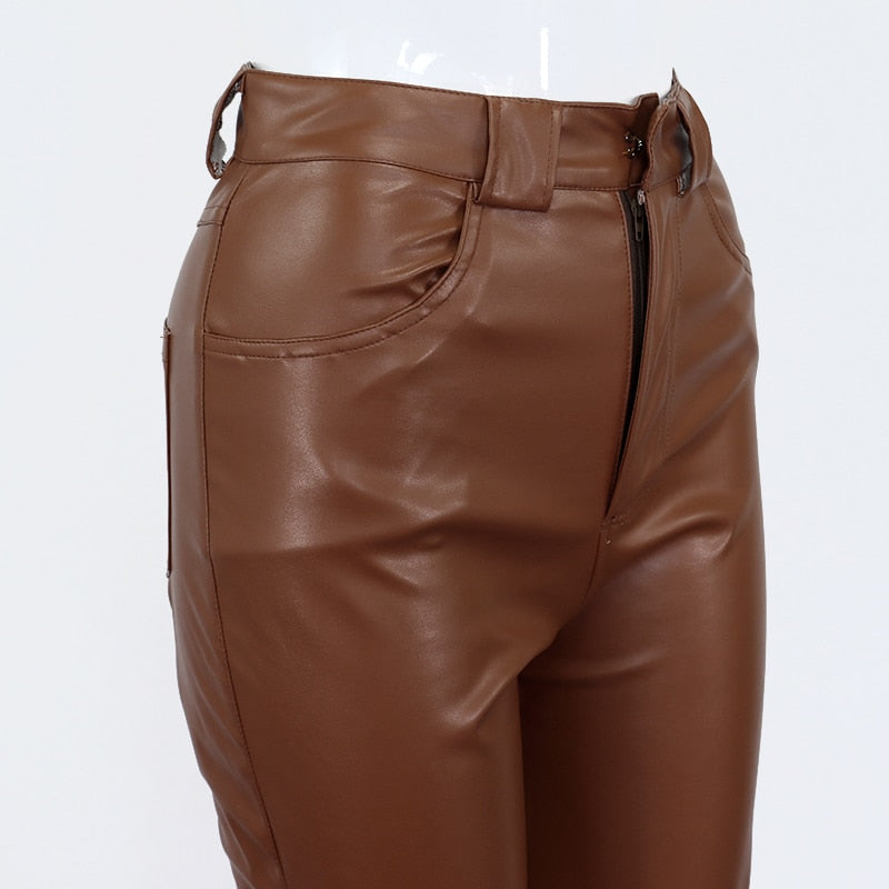 Vegan Leather Pants