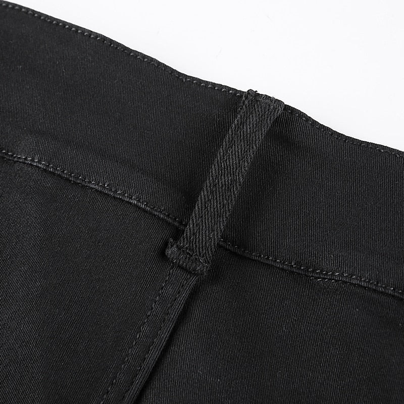 Pleated Bell Bottom Trousers