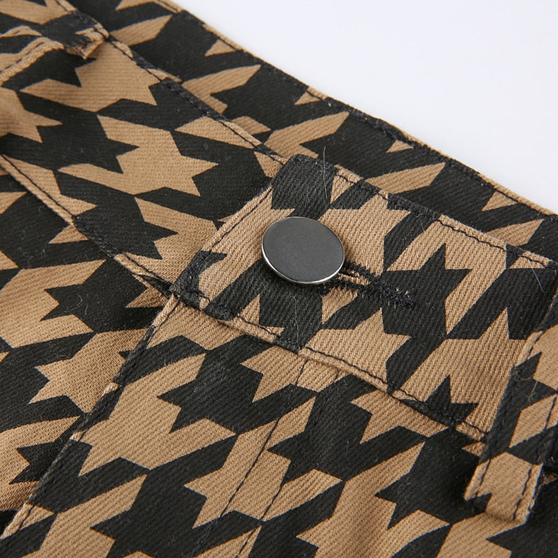 Hounds Tooth Jeans